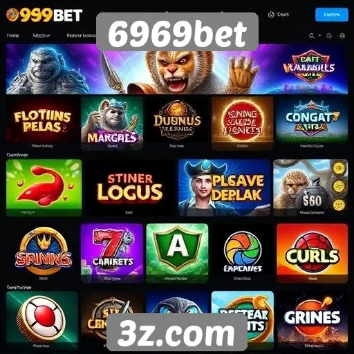 Variedade de jogos oferecidos na plataforma 6969bet